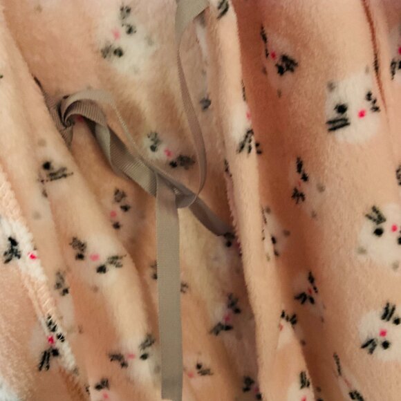 RENE ROFE Women's Plush Kitty Bathrobe NWT Size L - Picture 5 of 9